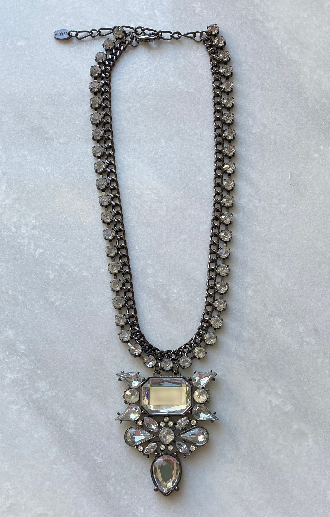Fiorelli Black Crystal Necklace