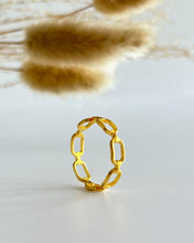 Load image into Gallery viewer, Gold Chain Link Ring
