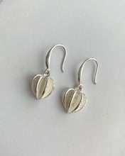 Load image into Gallery viewer, White Heart Drop Earrings
